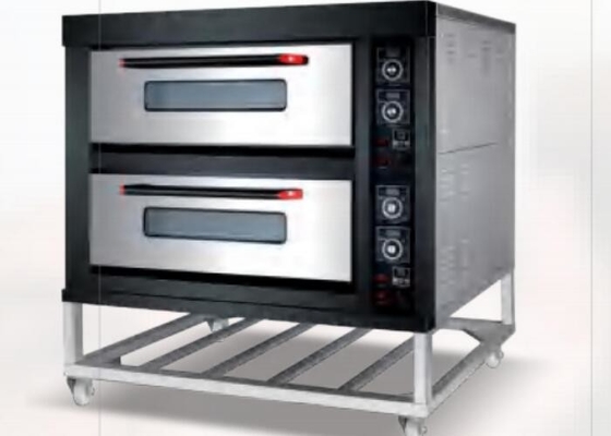 ब्लैक टाइटेनियम इलेक्ट्रिक ओवन 380V वाणिज्यिक बेकिंग
