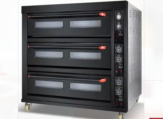 ब्लैक टाइटेनियम इलेक्ट्रिक ओवन 380V वाणिज्यिक बेकिंग