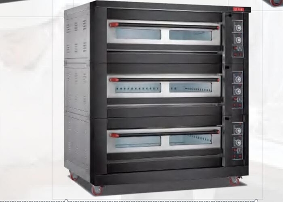वाणिज्यिक बेकिंग इलेक्ट्रिक गैस ओवन शानदार प्रकार 380V