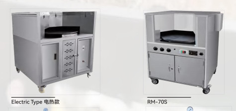 इलेक्ट्रिक पिटा ओवन टर्न टेबल प्राकृतिक गैस 220v स्टेनलेस स्टील