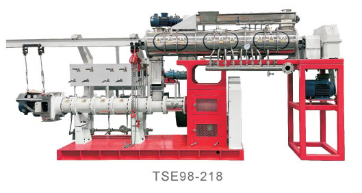वेट वे फ्लोटिंग फिश फीड एक्सट्रूडर 22hp - 630hp पर्यावरण के अनुकूल ट्विन स्क्रू