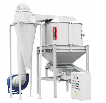 कम अवशेष काउंटरफ्लो कूलर 1.5 / 2.2kw कम बिजली की खपत SS304