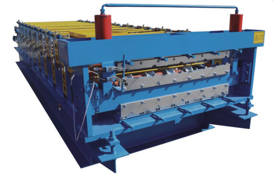 7.5KW कलर स्टील रोल बनाने की मशीन 1200mm डबल लेयर्स