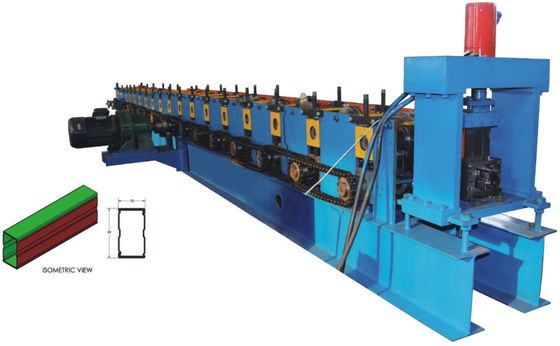 एल्युमिनियम प्लेट के लिए 4.5T स्टोरेज रैक रोल बनाने की मशीन 5.5KW