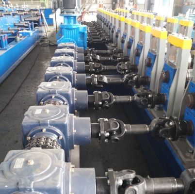 जस्ती स्टील के लिए 380V पैलेट रैक रोल बनाने की मशीन 5 मीटर / मिनटmin