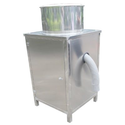 सिल्वर फूड प्रोसेसिंग मशीनरी, 50 किग्रा / एच लहसुन छीलने की मशीन