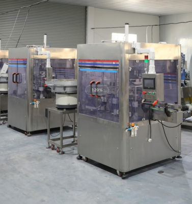 स्क्रीन प्रिंटिंग पाउच फिलिंग पैकिंग मशीन 4KW 7200bph
