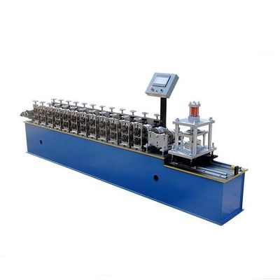 3.2T स्टील शटर डोर रोल बनाने की मशीन 5.5KW 12 स्टेशन