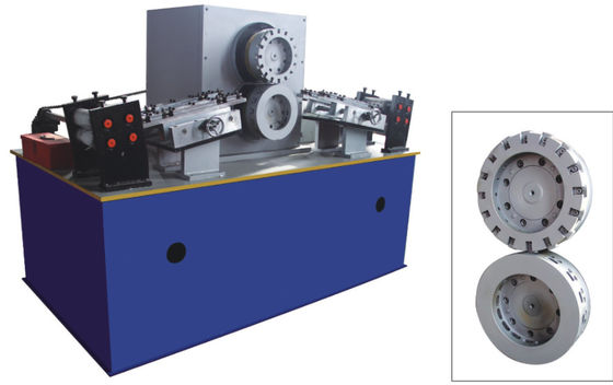 220V केबल ट्रे रोल बनाने की मशीन 5.5KW रोटरी पंचिंग
