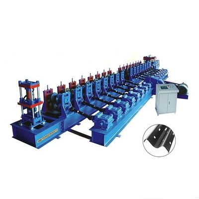 30KW हाईवे रेलिंग रोल बनाने की मशीन 12m/min